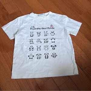 Kids Girls Boys Official Ocean Park Hong Kong Pandas T Shirt Size 120 (4/6)